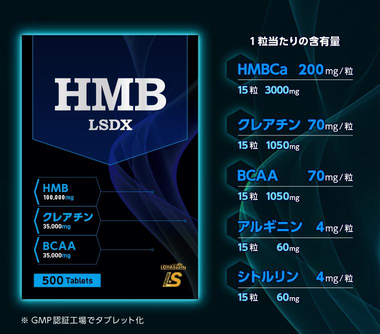 HMBサプリメントLSDX 500粒 - 糖質制限 専門店 LOHAStyle (ロハスタイル)